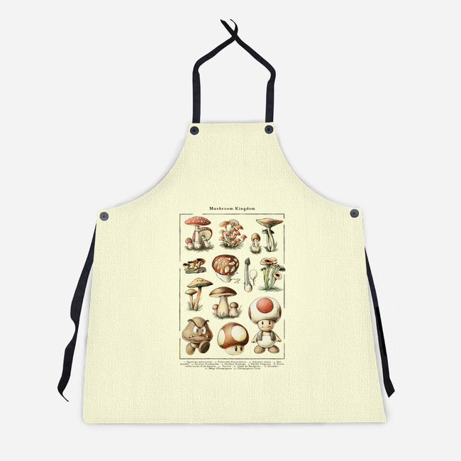 The Mushroom Kingdom-Unisex-Kitchen-Apron-BlancaVidal