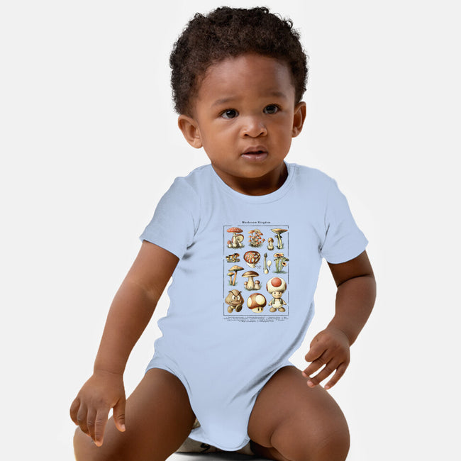 The Mushroom Kingdom-Baby-Basic-Onesie-BlancaVidal