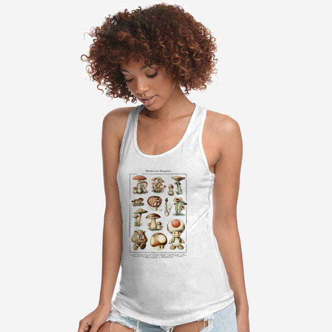 The Mushroom Kingdom-Womens-Racerback-Tank-BlancaVidal