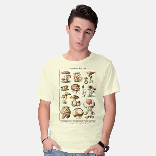 The Mushroom Kingdom-Mens-Basic-Tee-BlancaVidal