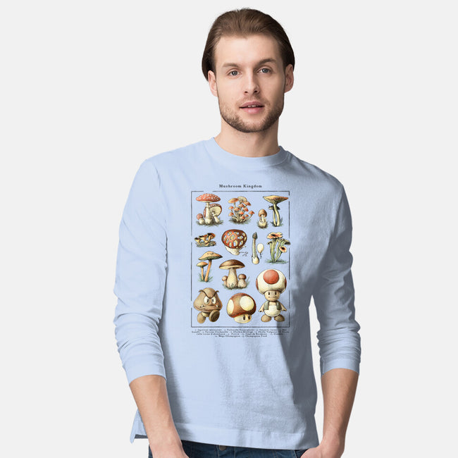 The Mushroom Kingdom-Mens-Long Sleeved-Tee-BlancaVidal