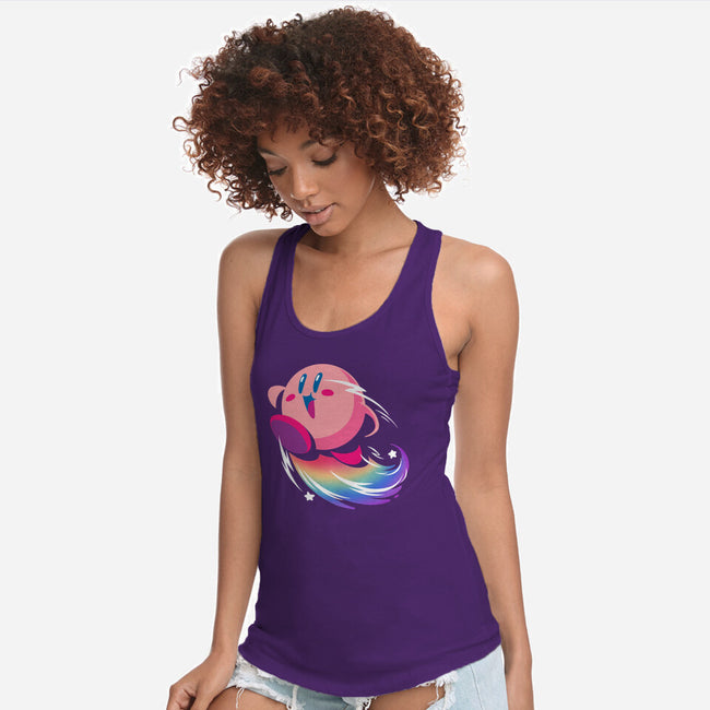 Sweet Rainbow-Womens-Racerback-Tank-BlancaVidal