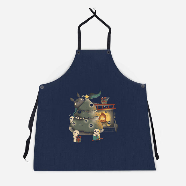 Enchanted Family-Unisex-Kitchen-Apron-OnlyColorsDesigns