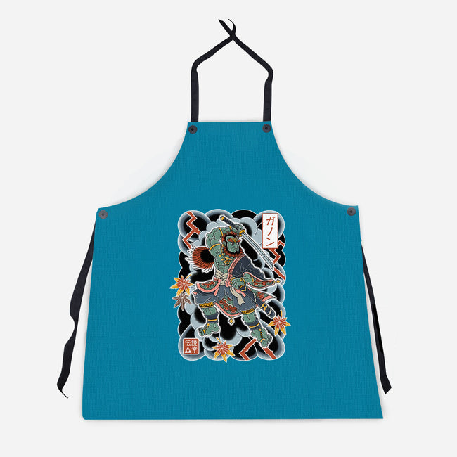 Irezumi Ganon-Unisex-Kitchen-Apron-Nemons