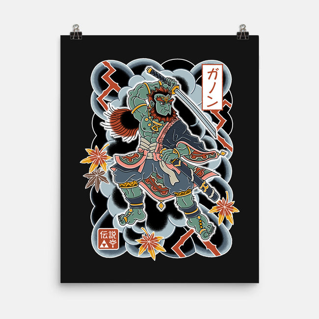 Irezumi Ganon-None-Matte-Poster-Nemons