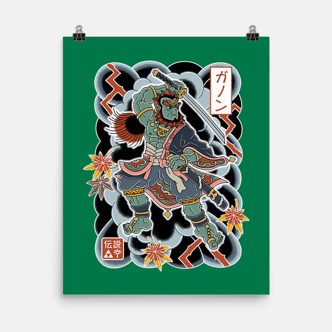 Irezumi Ganon-None-Matte-Poster-Nemons