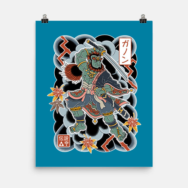 Irezumi Ganon-None-Matte-Poster-Nemons