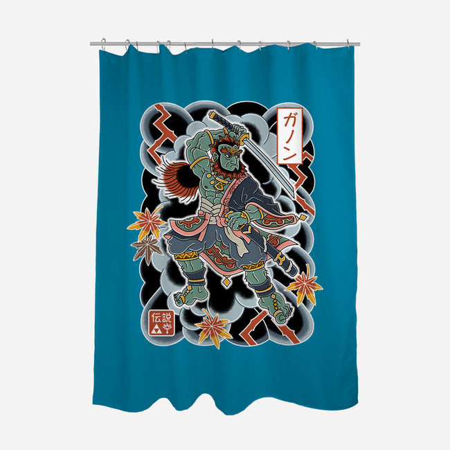 Irezumi Ganon-None-Polyester-Shower Curtain-Nemons