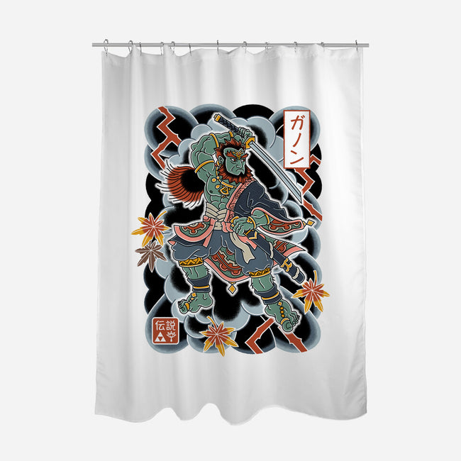 Irezumi Ganon-None-Polyester-Shower Curtain-Nemons