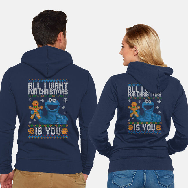 All I Want For Christmas Is You-Unisex-Zip-Up-Sweatshirt-NMdesign