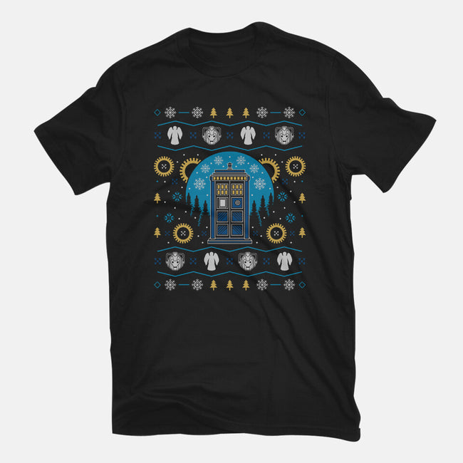 Time Ugly Sweater-Mens-Premium-Tee-Logozaste