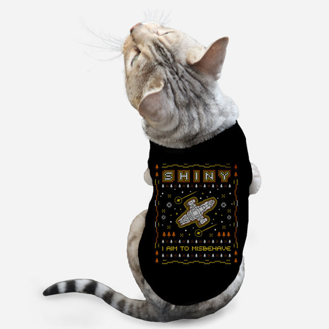 Shiny Ugly Sweater-Cat-Basic-Pet Tank-Logozaste