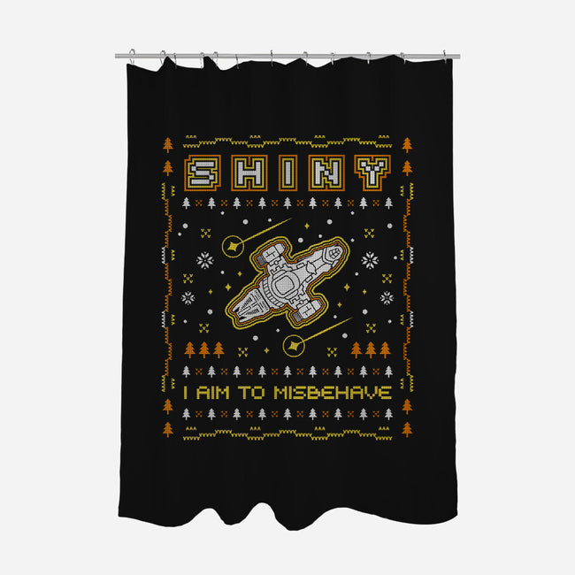 Shiny Ugly Sweater-None-Polyester-Shower Curtain-Logozaste