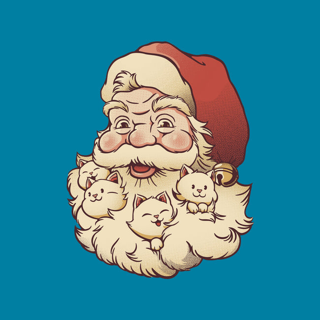 Santa Beard Full Of Cats-None-Glossy-Sticker-tobefonseca