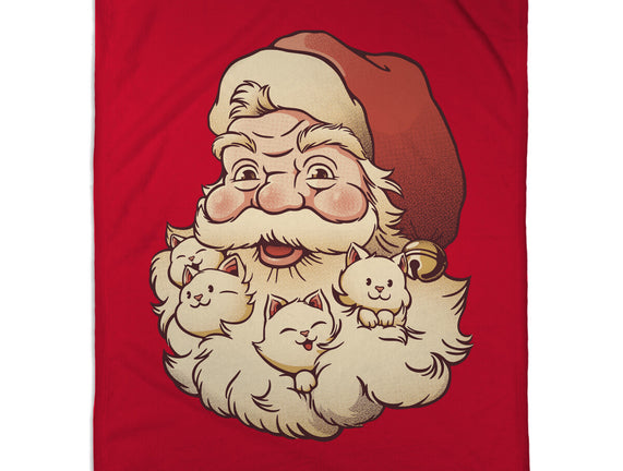 Santa Beard Full Of Cats