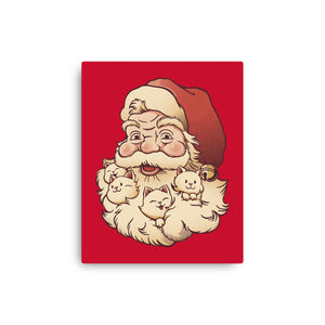 Santa Beard Full Of Cats