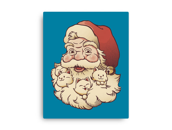 Santa Beard Full Of Cats