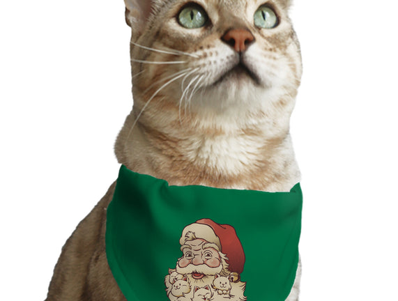 Santa Beard Full Of Cats