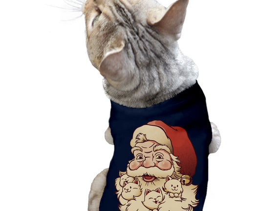 Santa Beard Full Of Cats