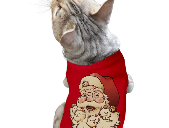 Santa Beard Full Of Cats