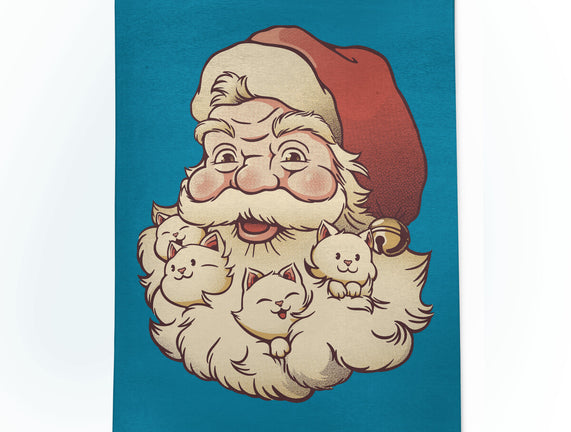 Santa Beard Full Of Cats