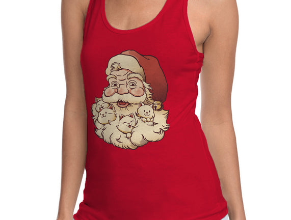 Santa Beard Full Of Cats