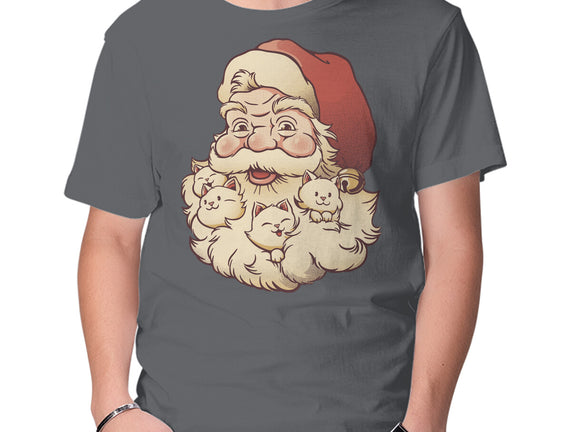 Santa Beard Full Of Cats