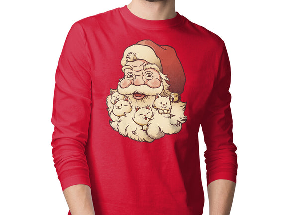 Santa Beard Full Of Cats