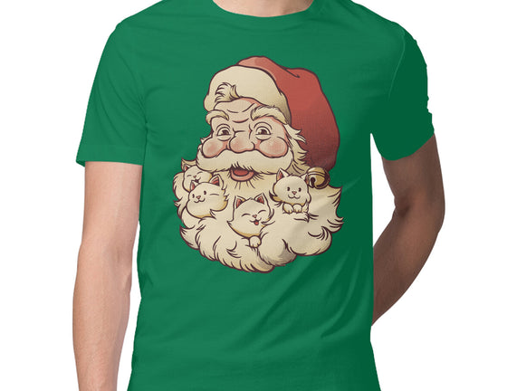 Santa Beard Full Of Cats