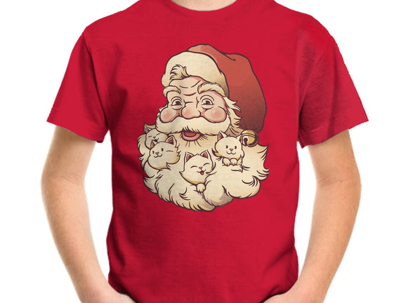 Santa Beard Full Of Cats