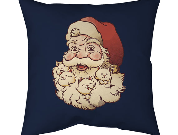 Santa Beard Full Of Cats