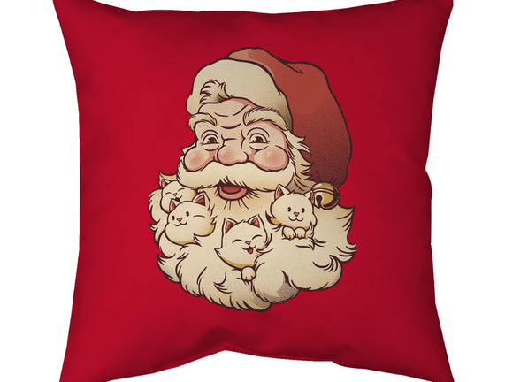 Santa Beard Full Of Cats