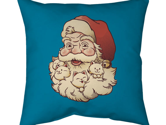 Santa Beard Full Of Cats