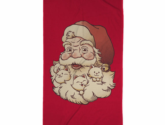 Santa Beard Full Of Cats