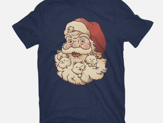 Santa Beard Full Of Cats