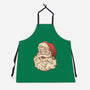 Santa Beard Full Of Cats-Unisex-Kitchen-Apron-tobefonseca