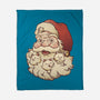 Santa Beard Full Of Cats-None-Fleece-Blanket-tobefonseca