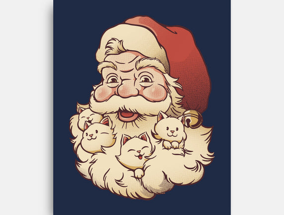 Santa Beard Full Of Cats