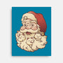 Santa Beard Full Of Cats-None-Stretched-Canvas-tobefonseca