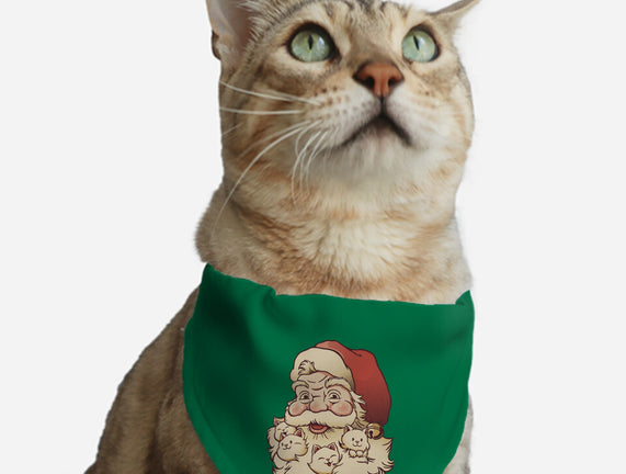 Santa Beard Full Of Cats