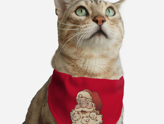 Santa Beard Full Of Cats