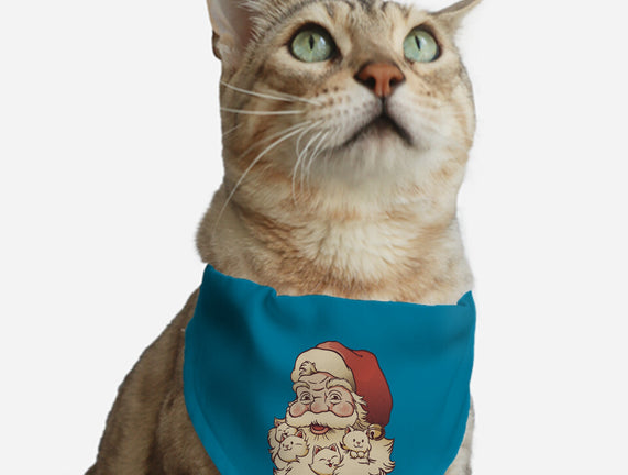 Santa Beard Full Of Cats