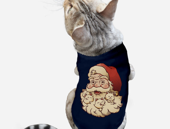 Santa Beard Full Of Cats