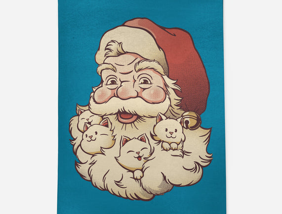 Santa Beard Full Of Cats