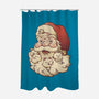 Santa Beard Full Of Cats-None-Polyester-Shower Curtain-tobefonseca