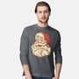 Santa Beard Full Of Cats-Mens-Long Sleeved-Tee-tobefonseca