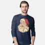 Santa Beard Full Of Cats-Mens-Long Sleeved-Tee-tobefonseca