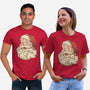 Santa Beard Full Of Cats-Unisex-Basic-Tee-tobefonseca