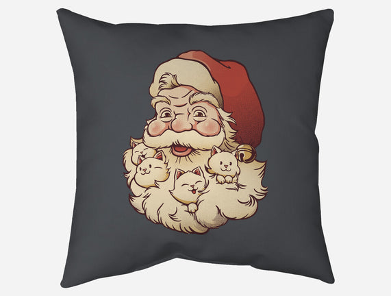 Santa Beard Full Of Cats