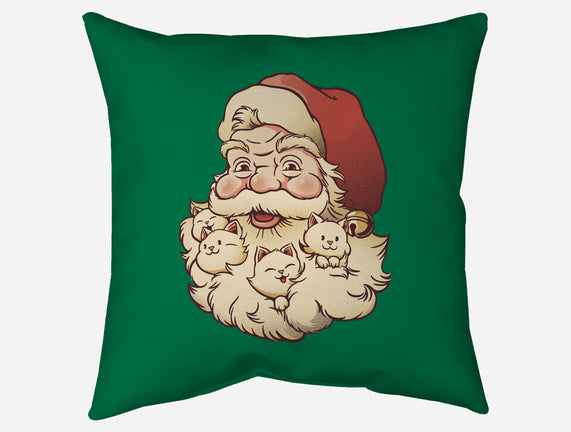 Santa Beard Full Of Cats